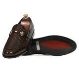 Texture Dotted Brown - Premium Shoes from royalstepshops - Just Rs.9000! Shop now at ROYAL STEP