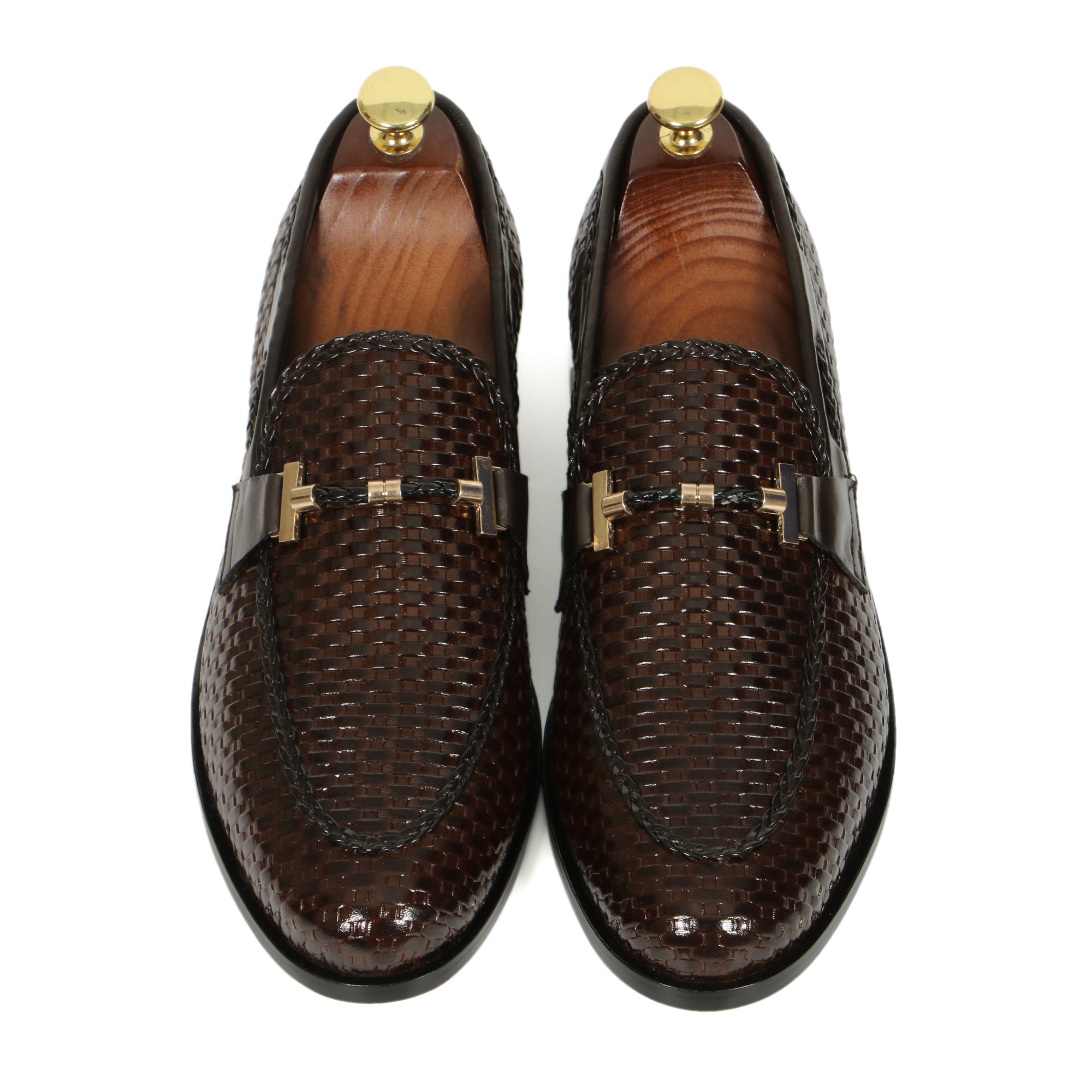 Texture Dotted Brown - Premium Shoes from royalstepshops - Just Rs.9000! Shop now at ROYAL STEP