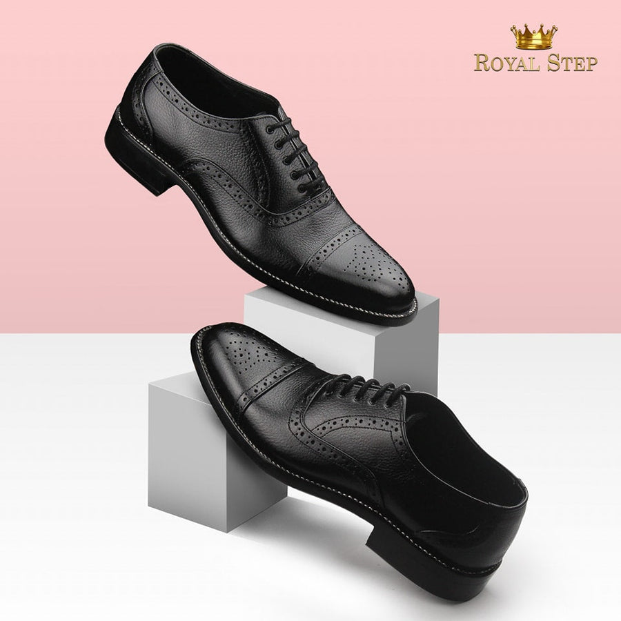 Double Sole Oxford Black - Premium Shoes from royalstepshops - Just Rs.9000! Shop now at ROYAL STEP