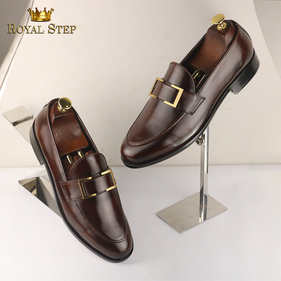Patina Gold - Premium Shoes from royalstepshops - Just Rs.9000! Shop now at ROYAL STEP