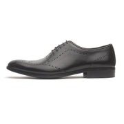 Whole cut punch Black - Premium Shoes from royalstepshops - Just Rs.9000! Shop now at ROYAL STEP