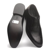 Whole cut punch Black - Premium Shoes from royalstepshops - Just Rs.9000! Shop now at ROYAL STEP