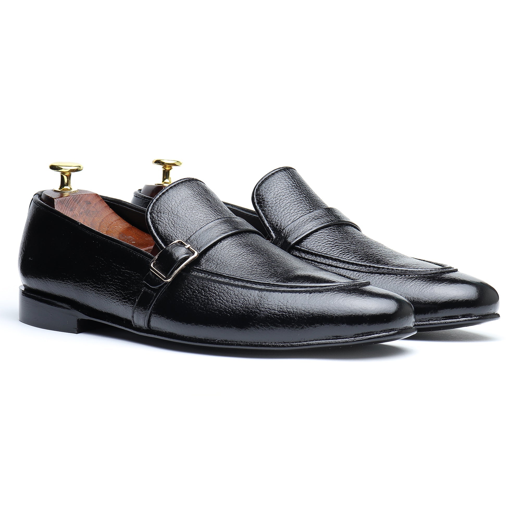 Side buckle mild Black - Premium Shoes from royalstepshops - Just Rs.9000! Shop now at ROYAL STEP