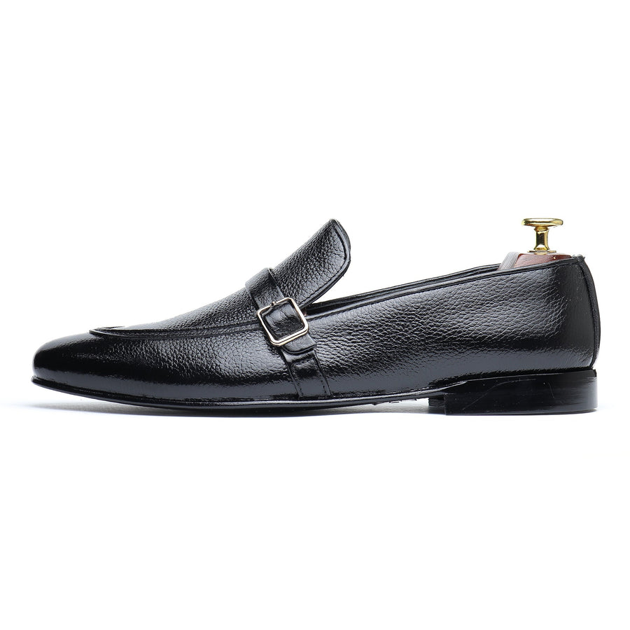 Side buckle mild Black - Premium Shoes from royalstepshops - Just Rs.9000! Shop now at ROYAL STEP