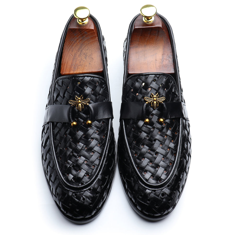 Royal Ring Knitting Black - Premium Shoes from royalstepshops - Just Rs.9000! Shop now at ROYAL STEP
