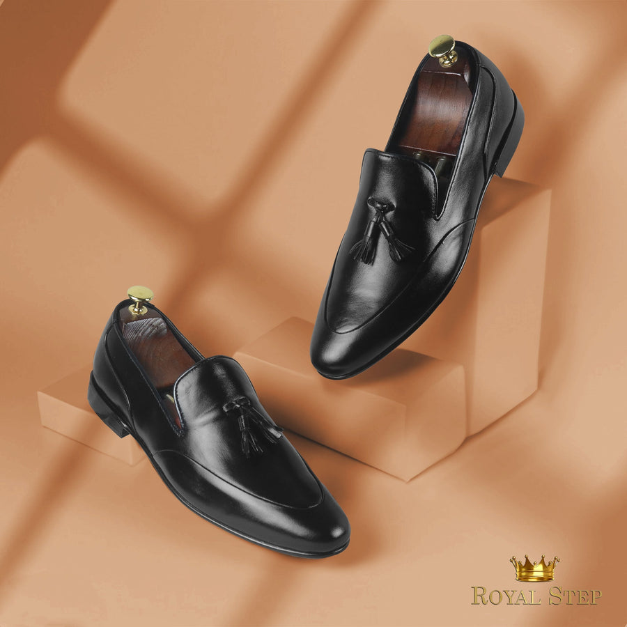 Glossy Gold Black - Premium Shoes from royalstepshops - Just Rs.9000! Shop now at ROYAL STEP