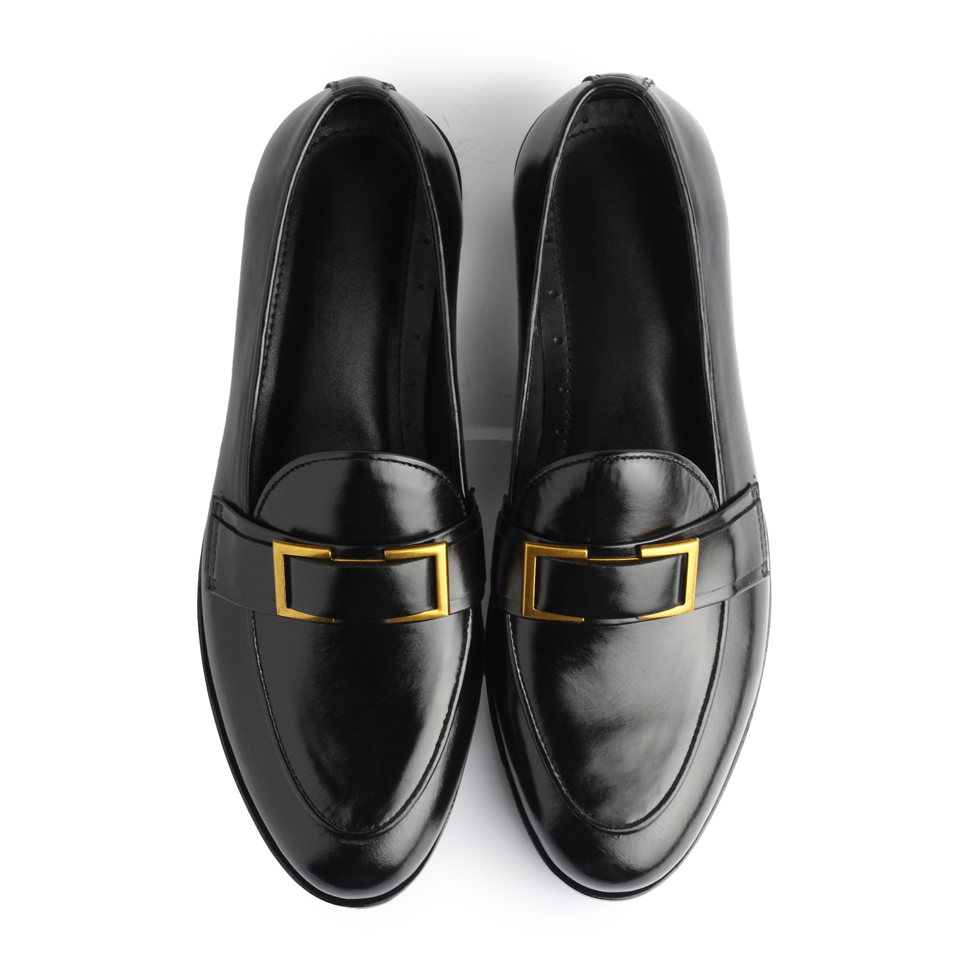 Gold Clock Blk - Premium SHOES from ROYAL STEP - Just Rs.9000! Shop now at ROYAL STEP