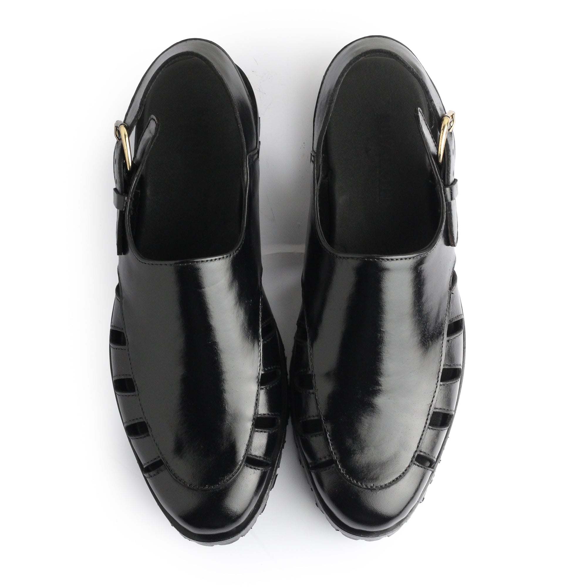 Strap Sandal blk - Premium sandal from ROYAL STEP - Just Rs.8400! Shop now at ROYAL STEP