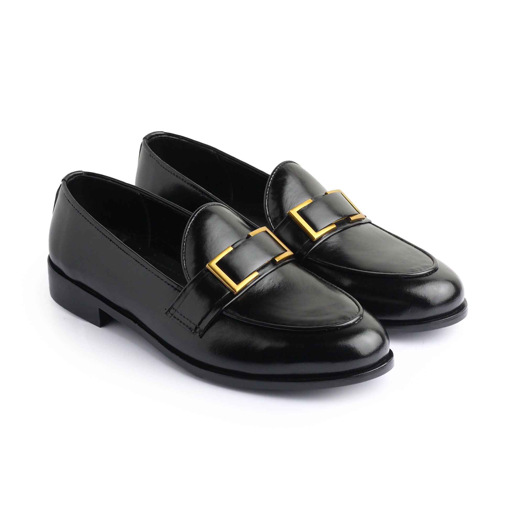 Gold Clock Blk - Premium SHOES from ROYAL STEP - Just Rs.9000! Shop now at ROYAL STEP