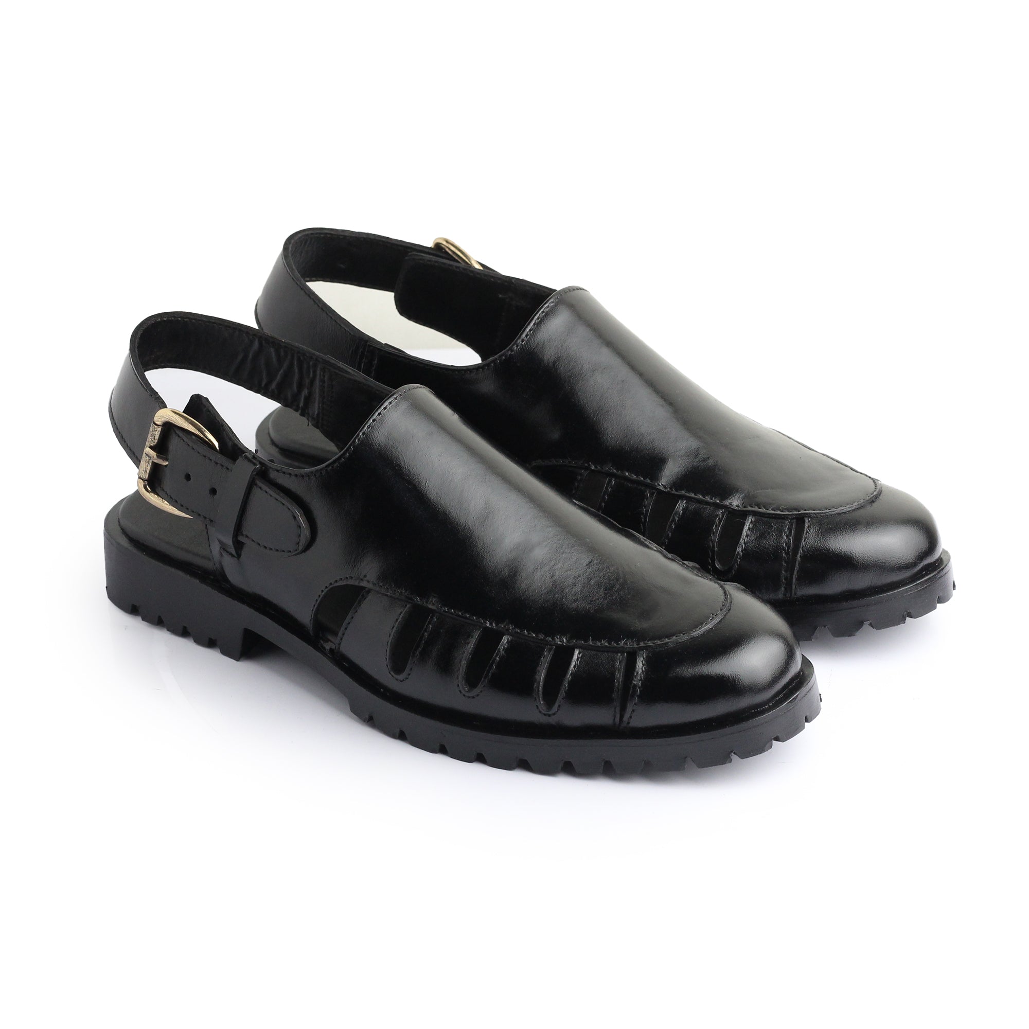 Strap Sandal blk - Premium sandal from ROYAL STEP - Just Rs.8400! Shop now at ROYAL STEP