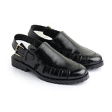 Strap Sandal blk - Premium sandal from ROYAL STEP - Just Rs.8400! Shop now at ROYAL STEP
