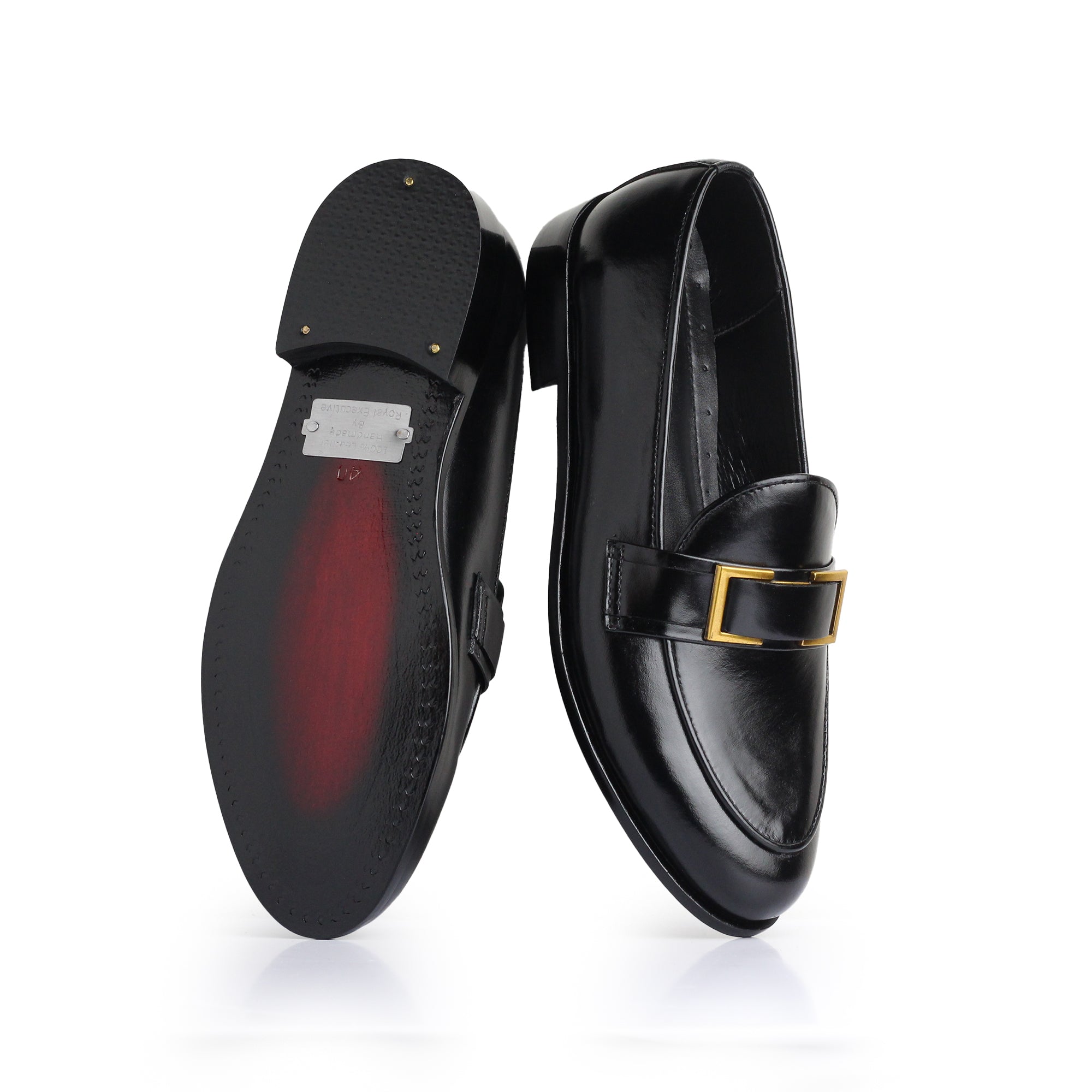 Gold Clock Blk - Premium SHOES from ROYAL STEP - Just Rs.9000! Shop now at ROYAL STEP
