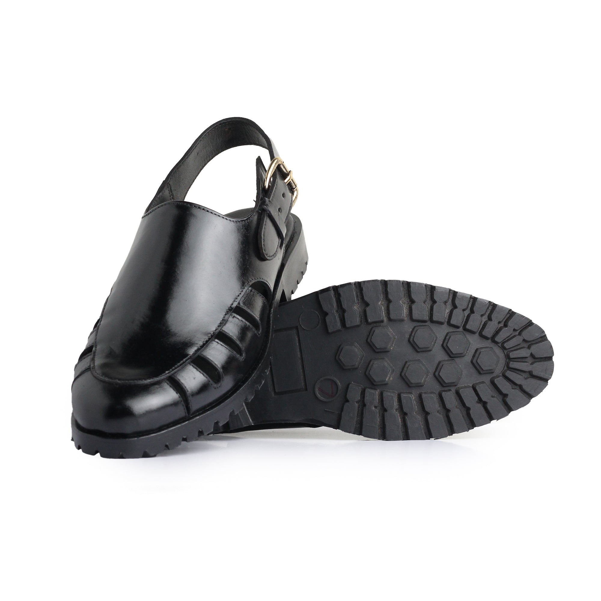 Strap Sandal blk - Premium sandal from ROYAL STEP - Just Rs.8400! Shop now at ROYAL STEP