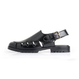 Strap Sandal blk - Premium sandal from ROYAL STEP - Just Rs.8400! Shop now at ROYAL STEP