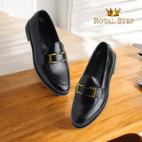 Gold Clock Blk - Premium SHOES from ROYAL STEP - Just Rs.9000! Shop now at ROYAL STEP