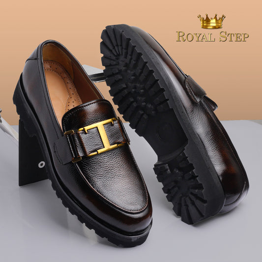 Chunky Mild Patina - Premium SHOES from ROYAL STEP - Just Rs.9000! Shop now at ROYAL STEP