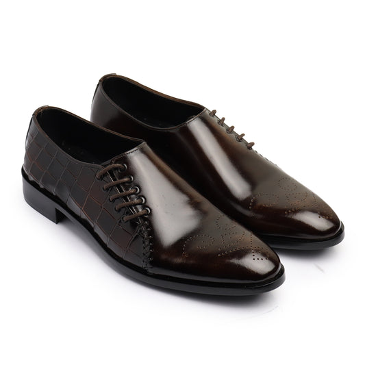 Side Lace up Brown