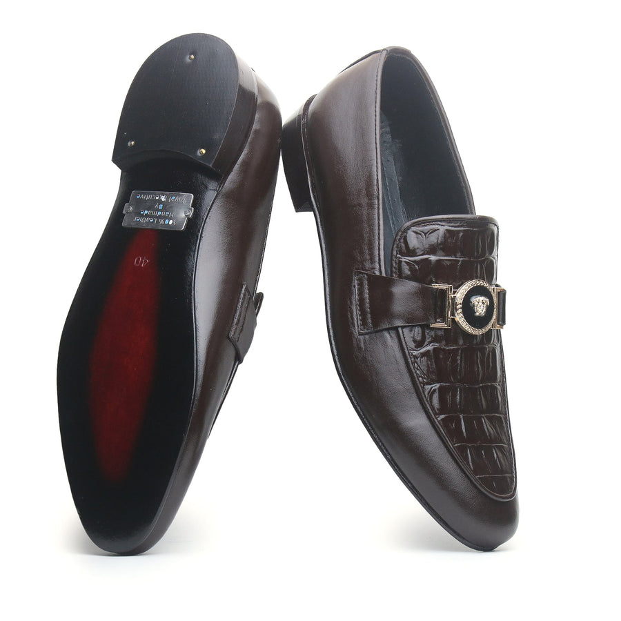 V Ajgar Brown - Premium Shoes from royalstepshops - Just Rs.9000! Shop now at ROYAL STEP