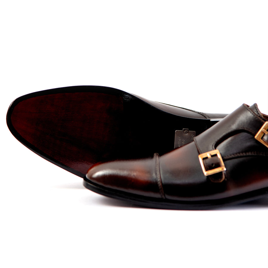 Patina Monk - Premium Shoes from ROYAL STEP - Just Rs.9000! Shop now at ROYAL STEP