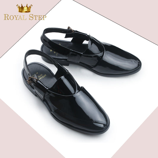 Royal Patent Chappal Black - Premium Sandals from royalstepshops - Just Rs.9000! Shop now at ROYAL STEP