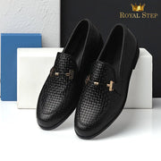 Texture Doted Black - Premium shoes from royalstepshops - Just Rs.9000! Shop now at ROYAL STEP