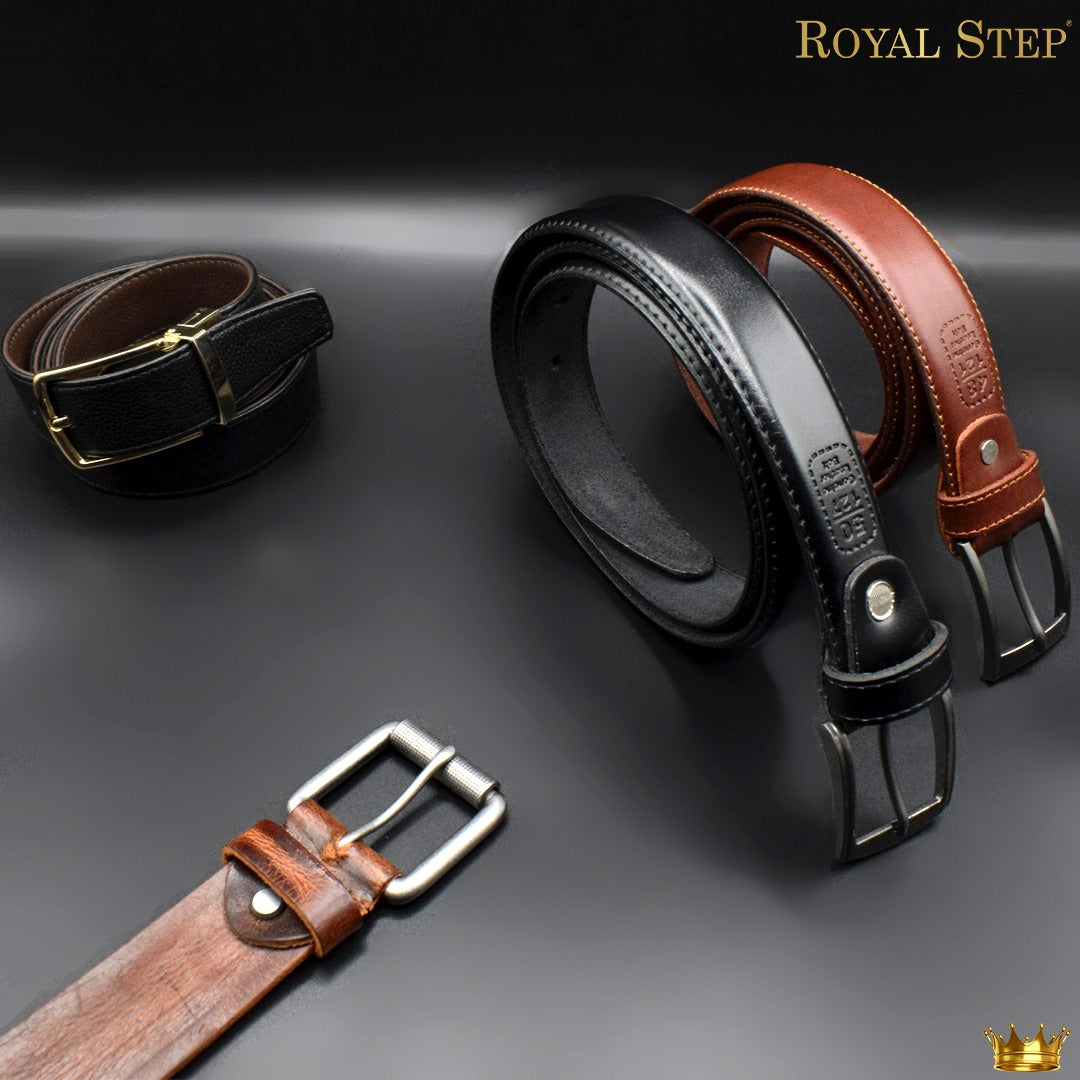 Leather Belt - Premium Belts from royalstepshops - Just Rs.2100! Shop now at ROYAL STEP