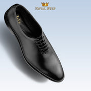 Whole cut plain Black - Premium shoes from royalstepshops - Just Rs.9000! Shop now at ROYAL STEP