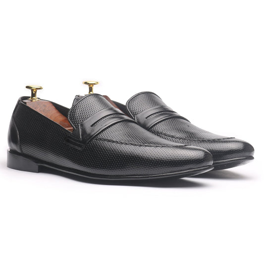 Penny Doted Black - Premium Shoes from royalstepshops - Just Rs.8250! Shop now at ROYAL STEP