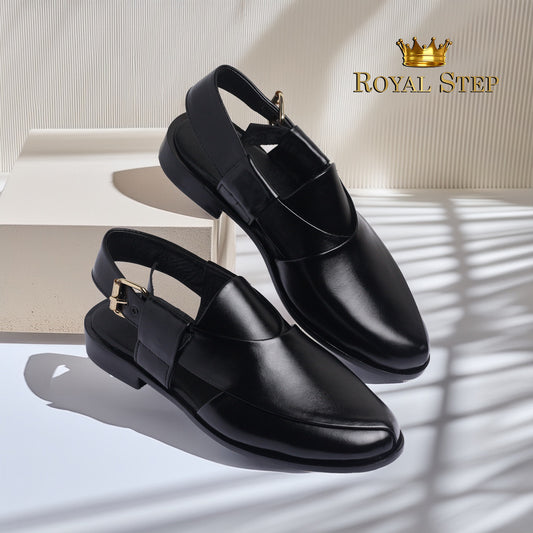 Goka Chappal Blk - Premium  from ROYAL STEP - Just Rs.8400! Shop now at ROYAL STEP