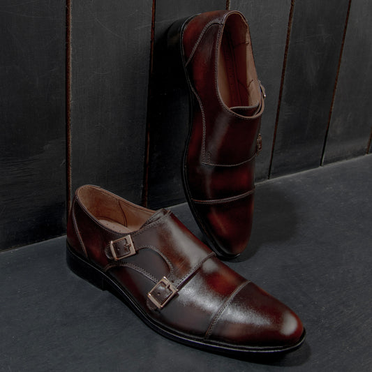 Patina Monk - Premium Shoes from ROYAL STEP - Just Rs.9000! Shop now at ROYAL STEP